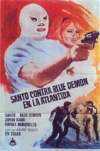 El Santo bojuje proti Blue Démonovi na Atlantidě
